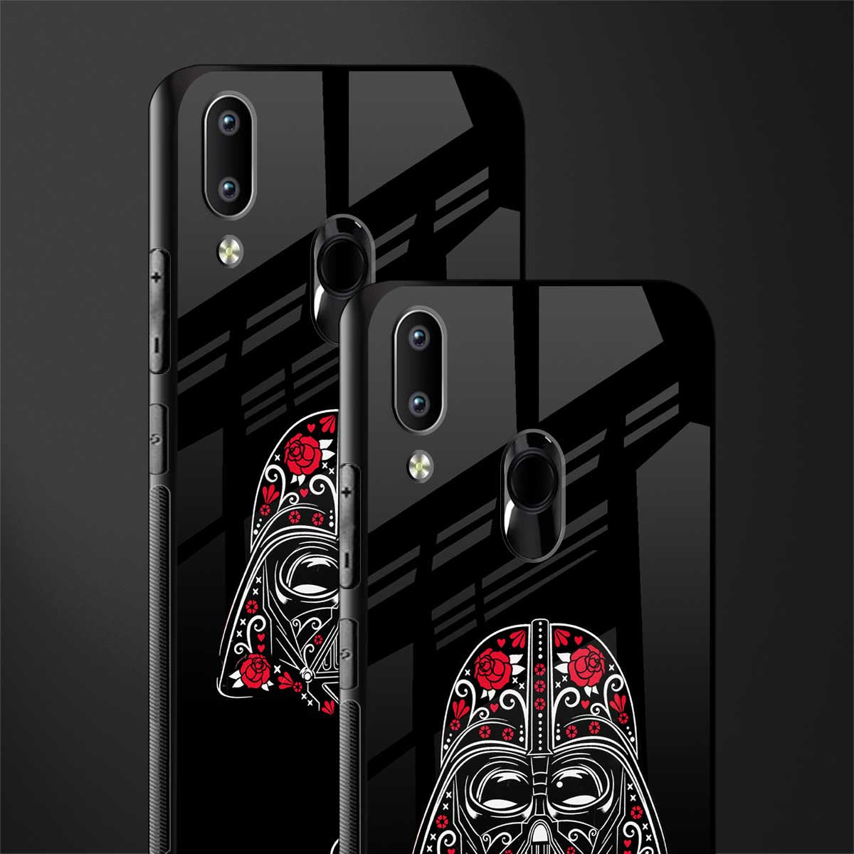 darth vader glass case for vivo y91 image-2