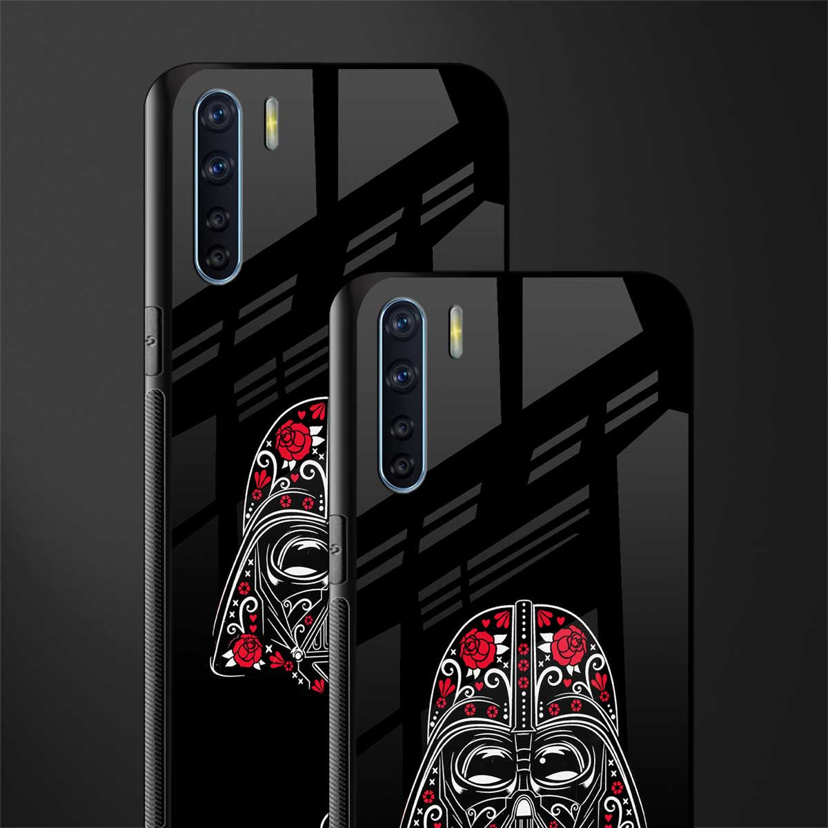 darth vader glass case for oppo f15 image-2