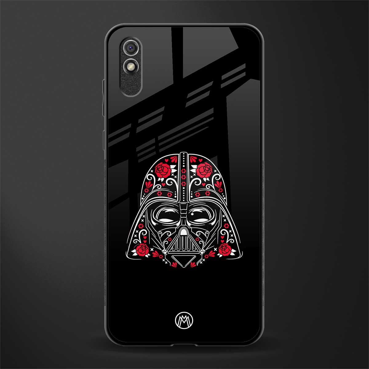 darth vader glass case for redmi 9i image