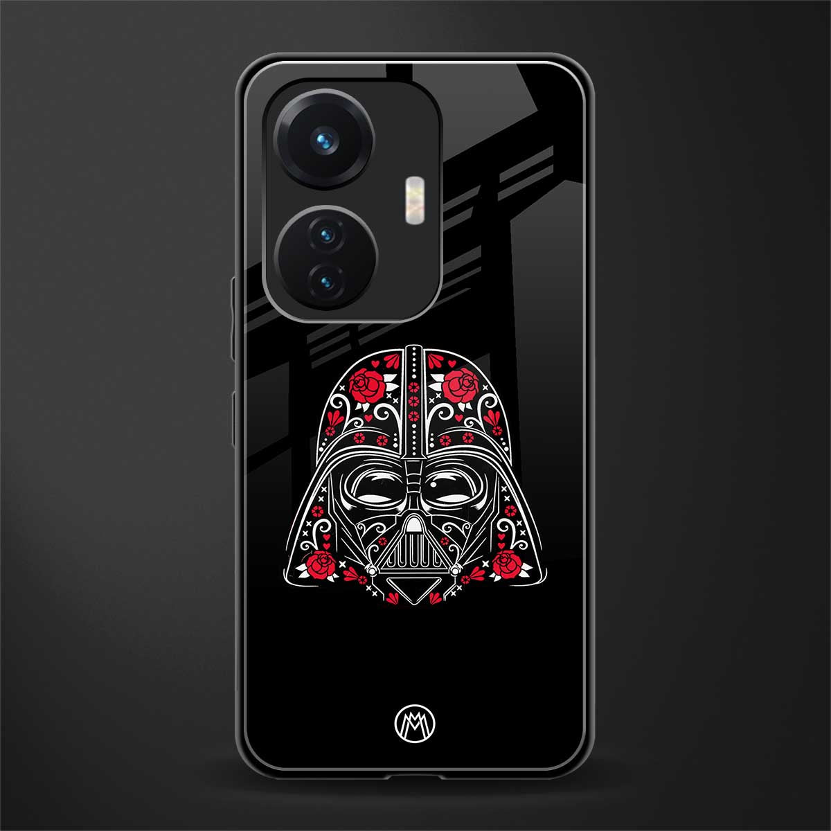 darth vader back phone cover | glass case for vivo t1 44w 4g