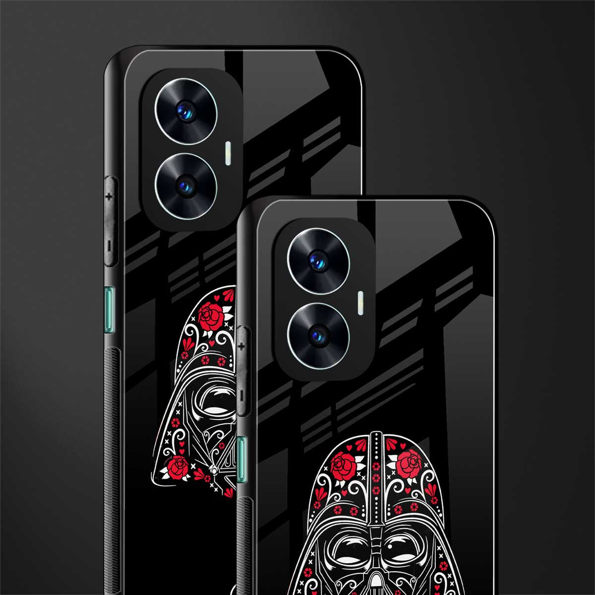 darth vader back phone cover | glass case for realme c55