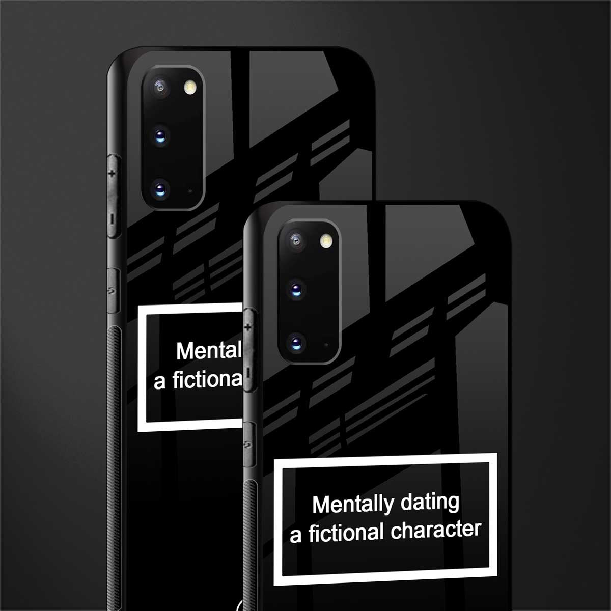 dating a fictional character black glass case for samsung galaxy s20 image-2