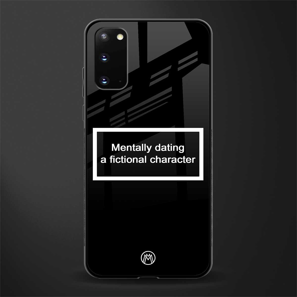 dating a fictional character black glass case for samsung galaxy s20 image