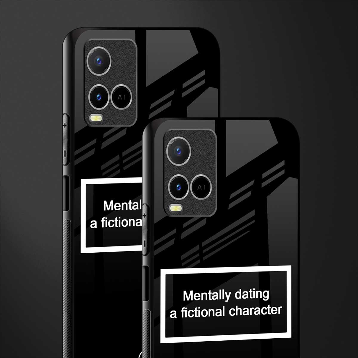 dating a fictional character black glass case for vivo y33s vivo y33t image-2