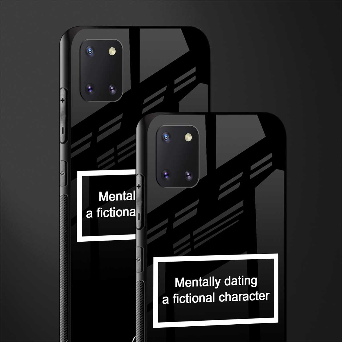 dating a fictional character black glass case for samsung a81 image-2