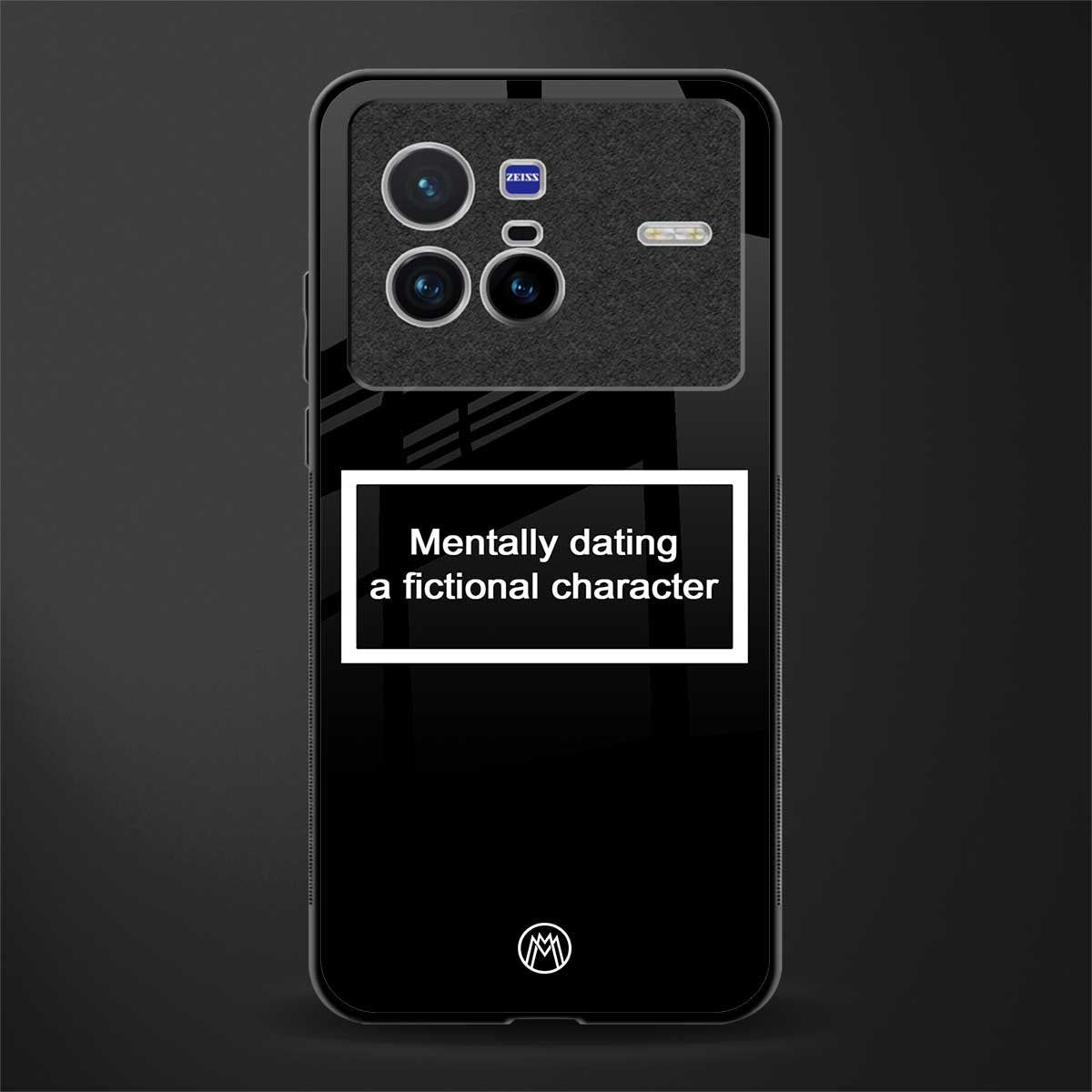 dating a fictional character black glass case for vivo x80 image