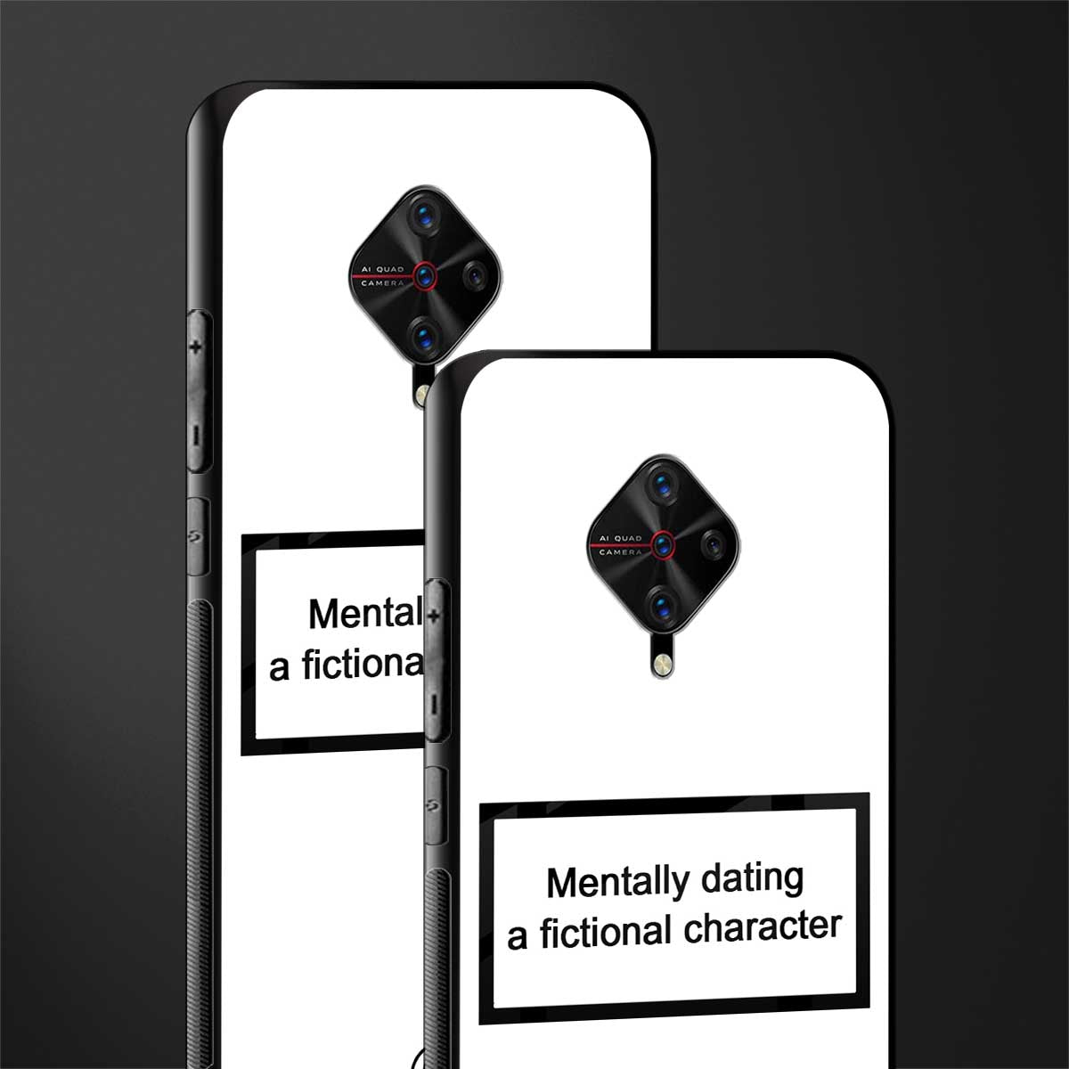 dating a fictional character white glass case for vivo s1 pro image-2