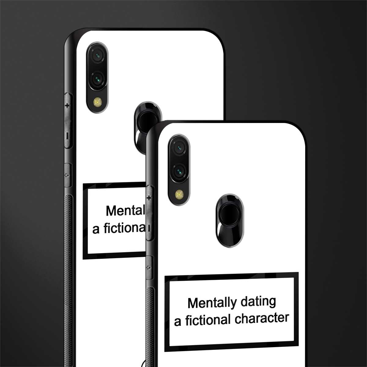 dating a fictional character white glass case for redmi y3 image-2