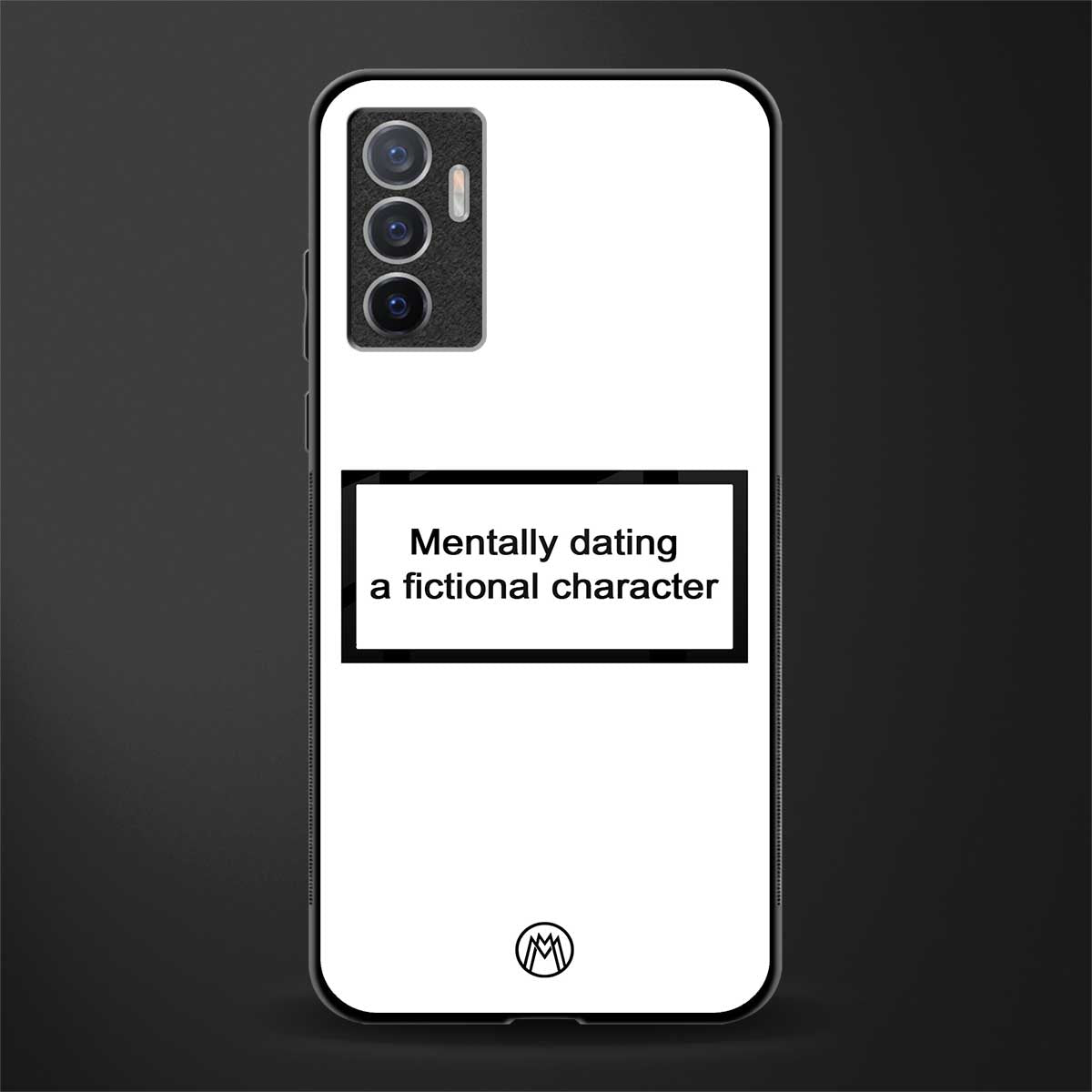 dating a fictional character white glass case for vivo v23e image