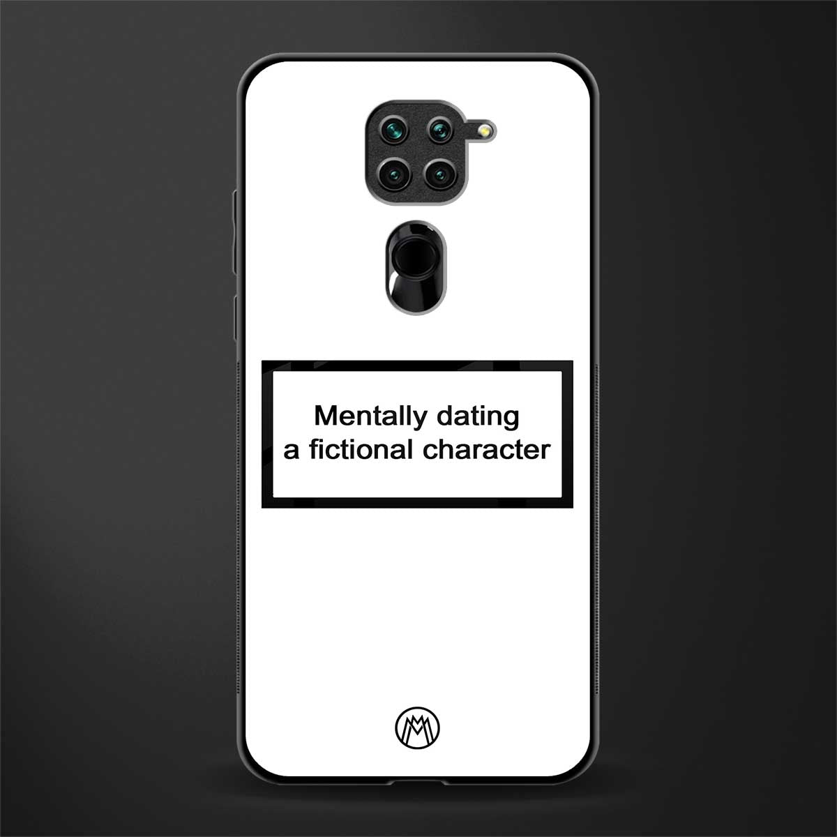 dating a fictional character white glass case for redmi note 9 image