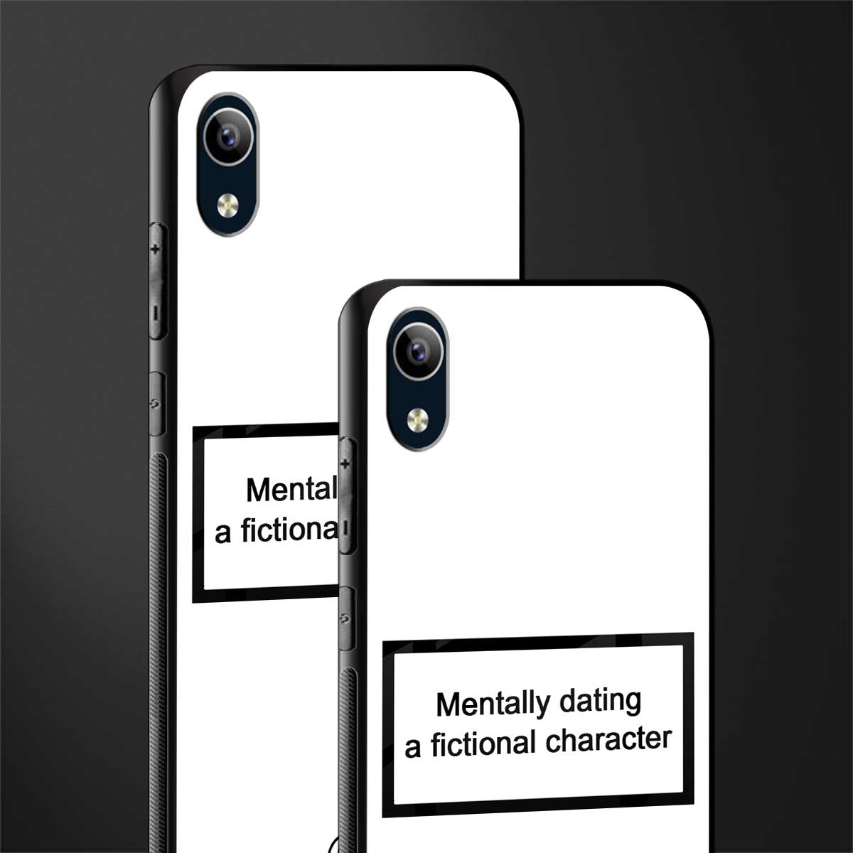 dating a fictional character white glass case for vivo y1s without fingerprint image-2