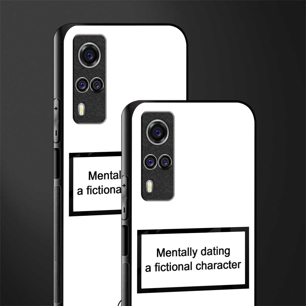 dating a fictional character white glass case for vivo y51 image-2