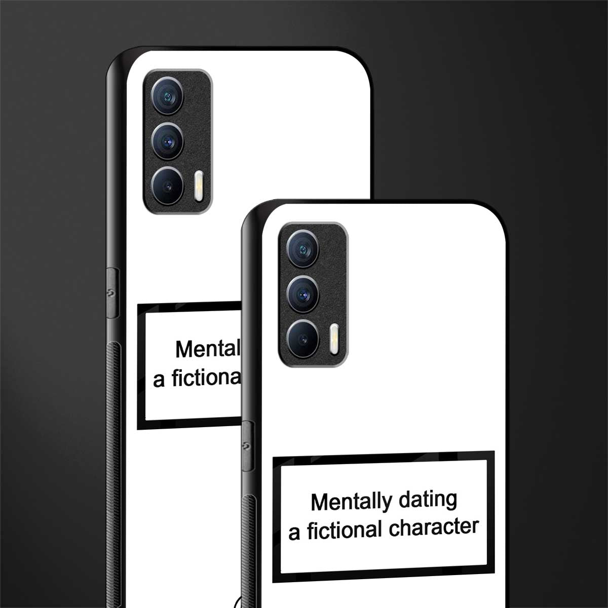 dating a fictional character white glass case for realme x7 image-2