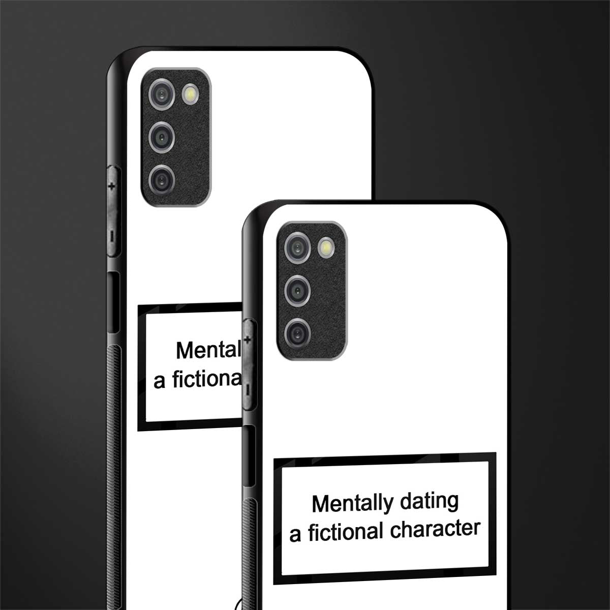 dating a fictional character white glass case for samsung galaxy a03s image-2