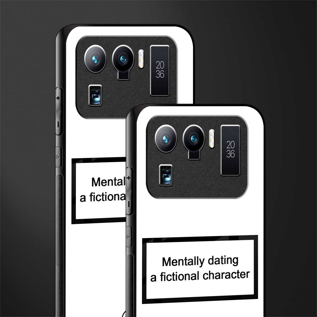 dating a fictional character white glass case for mi 11 ultra 5g image-2