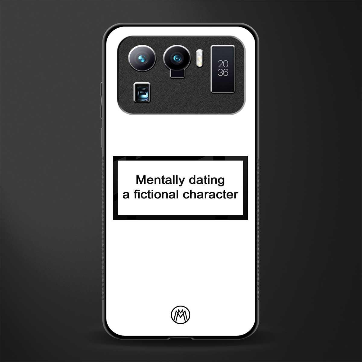 dating a fictional character white glass case for mi 11 ultra 5g image
