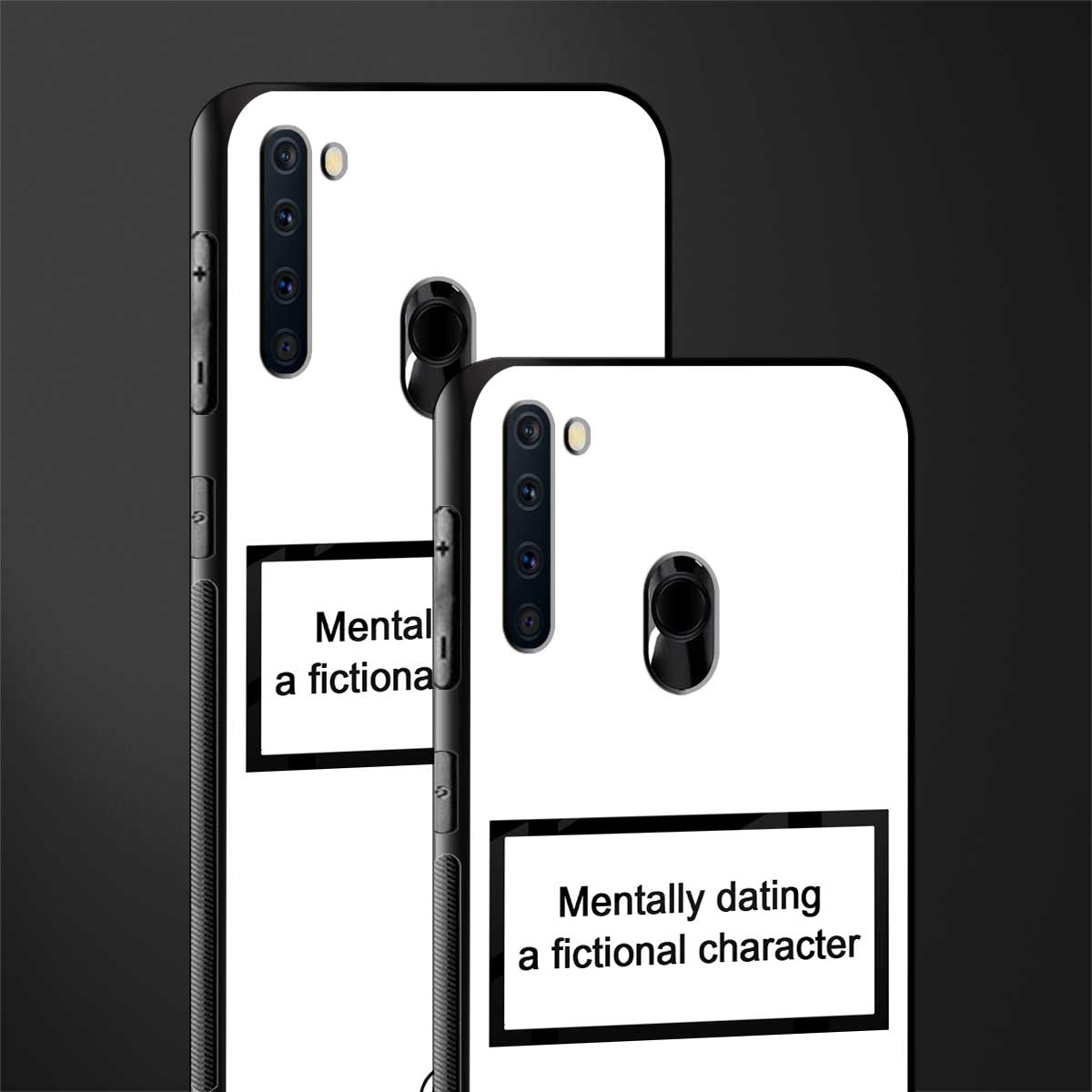 dating a fictional character white glass case for samsung a21 image-2
