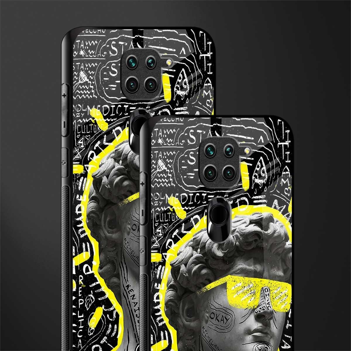 david of michelangelo glass case for redmi note 9 image-2