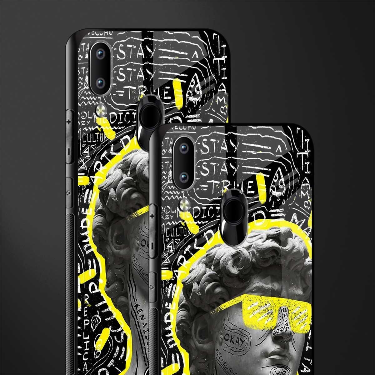david of michelangelo glass case for vivo y91 image-2