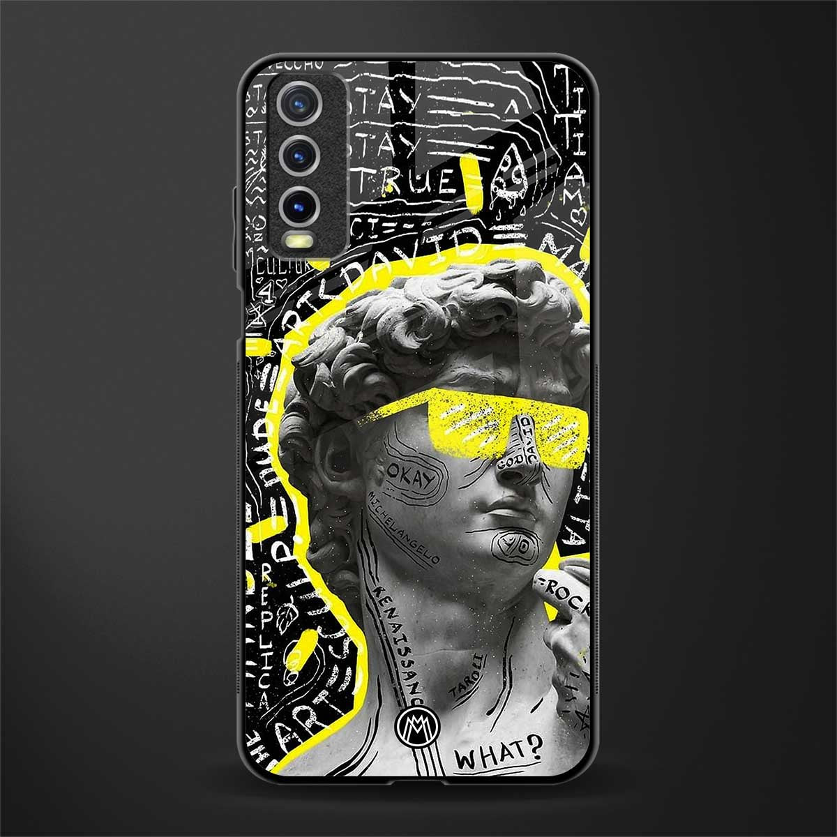 david of michelangelo glass case for vivo y20 image
