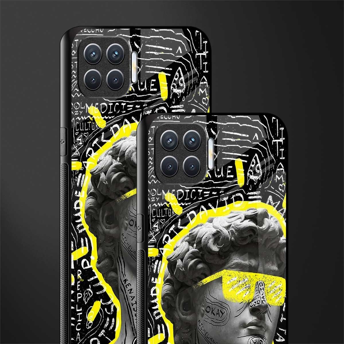 david of michelangelo glass case for oppo f17 pro image-2