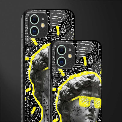 david of michelangelo glass case for iphone 12 image-2