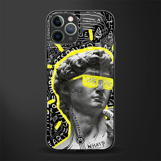 david of michelangelo glass case for iphone 11 pro image