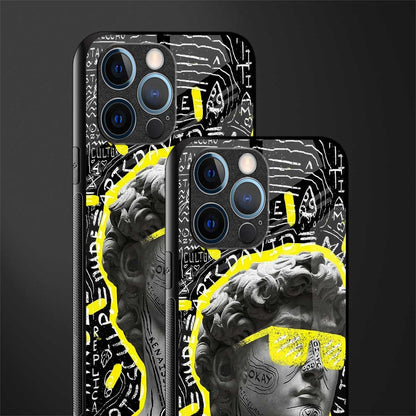 david of michelangelo glass case for iphone 14 pro image-2