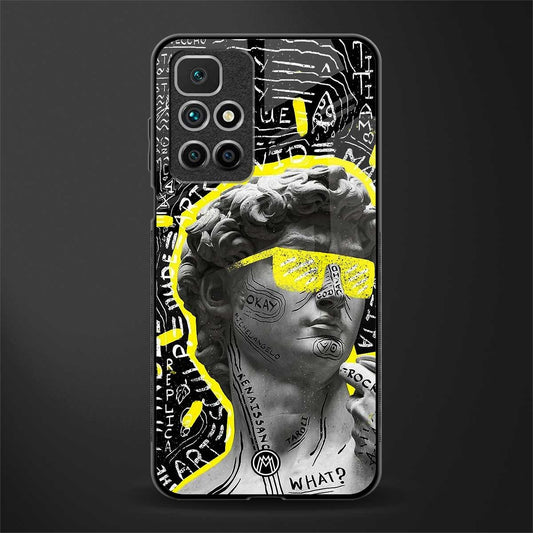 david of michelangelo glass case for redmi 10 prime image