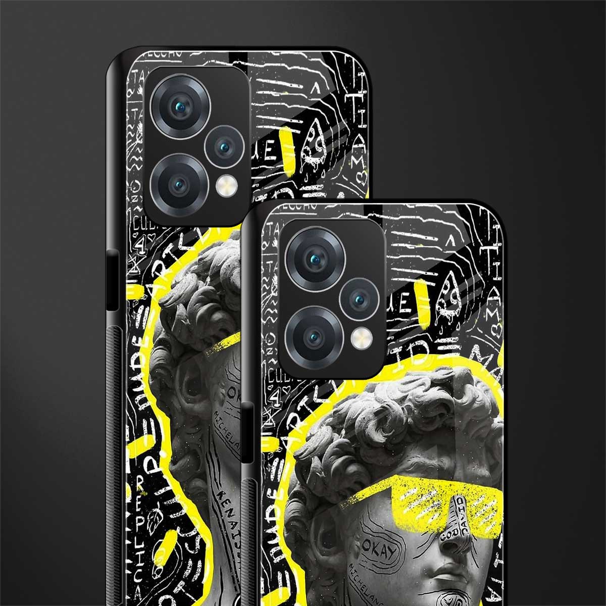 david of michelangelo back phone cover | glass case for oneplus nord ce 2 lite 5g
