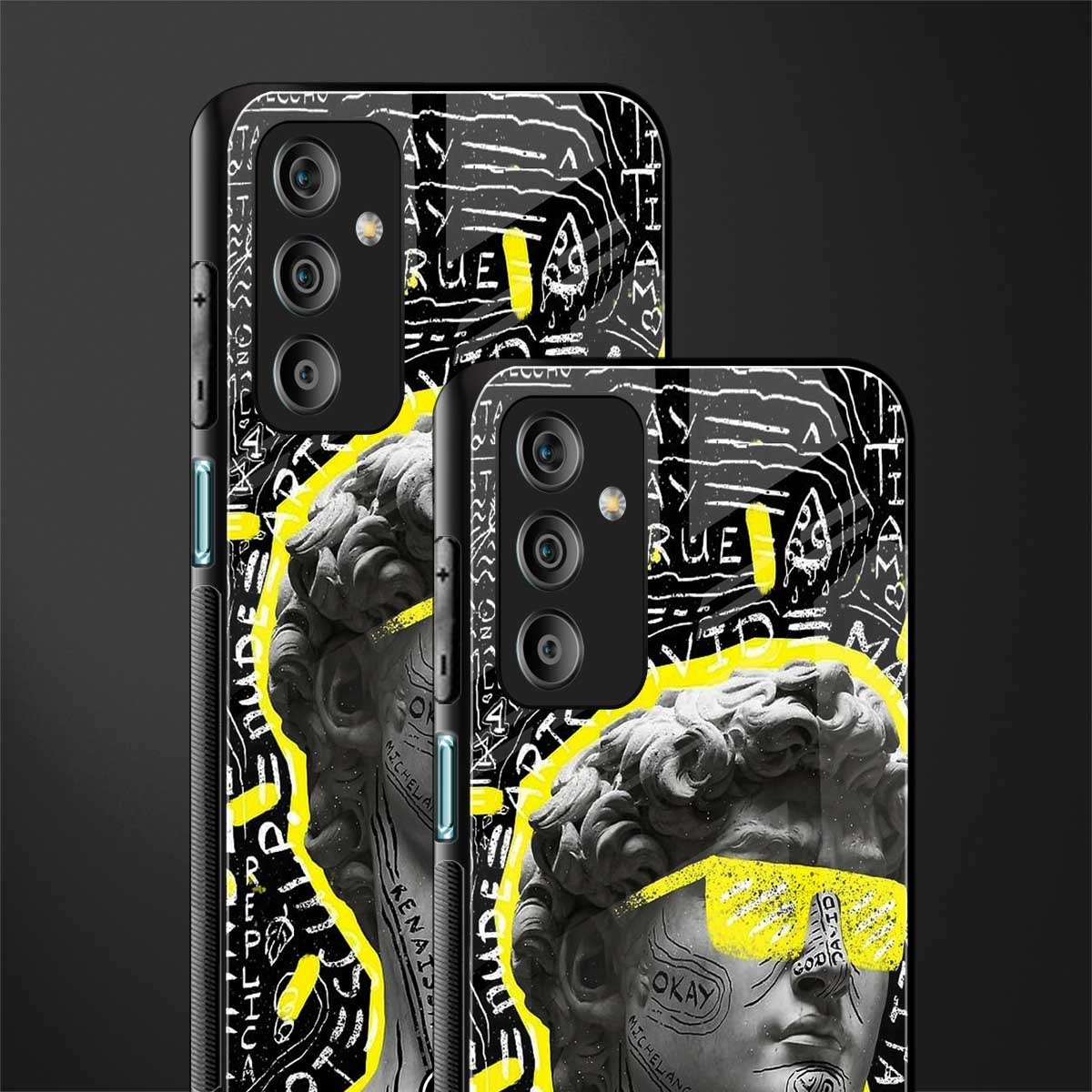 david of michelangelo back phone cover | glass case for samsung galaxy f23 5g