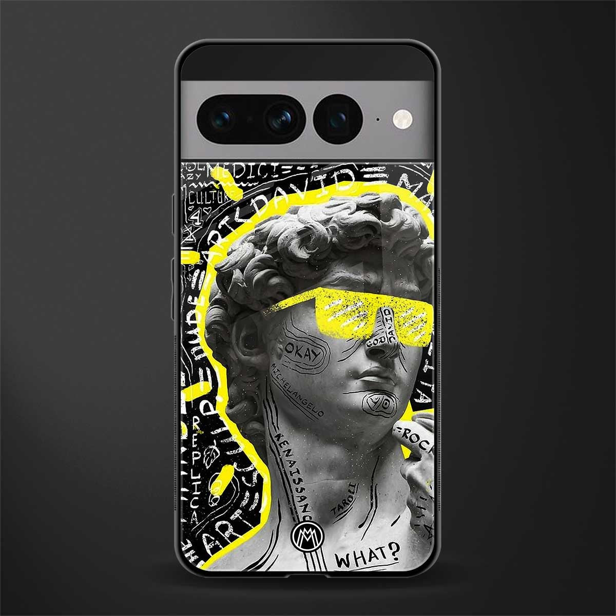david of michelangelo back phone cover | glass case for google pixel 7 pro