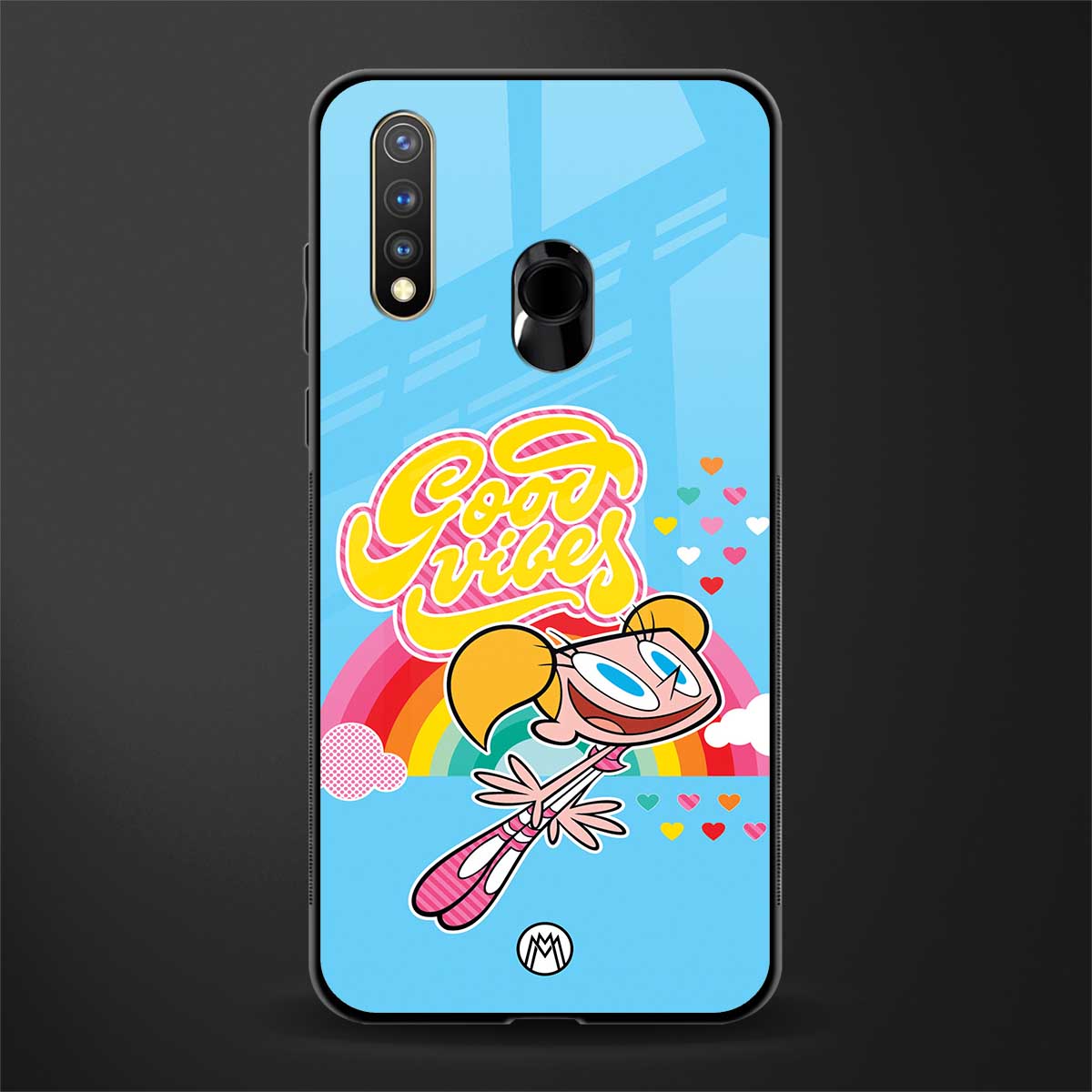 deedee good vibes glass case for vivo u20 image