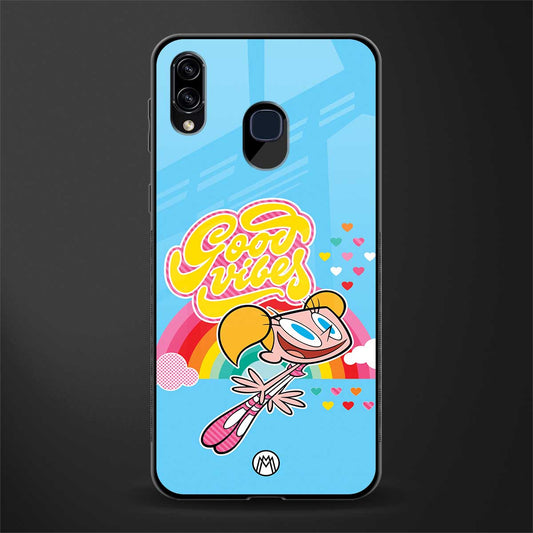 deedee good vibes glass case for samsung galaxy a30 image