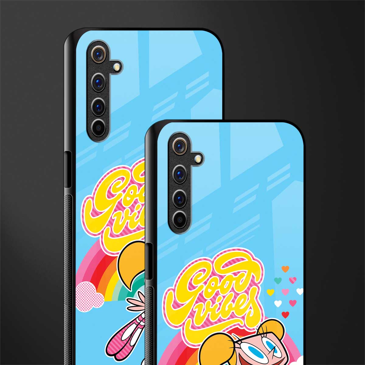 deedee good vibes glass case for realme 6 image-2