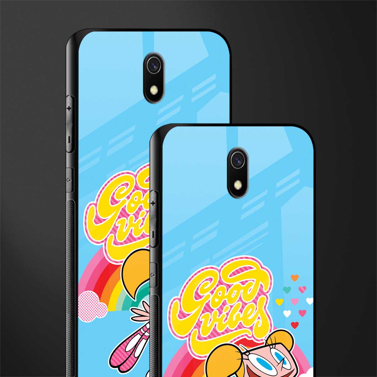 deedee good vibes glass case for redmi 8a image-2