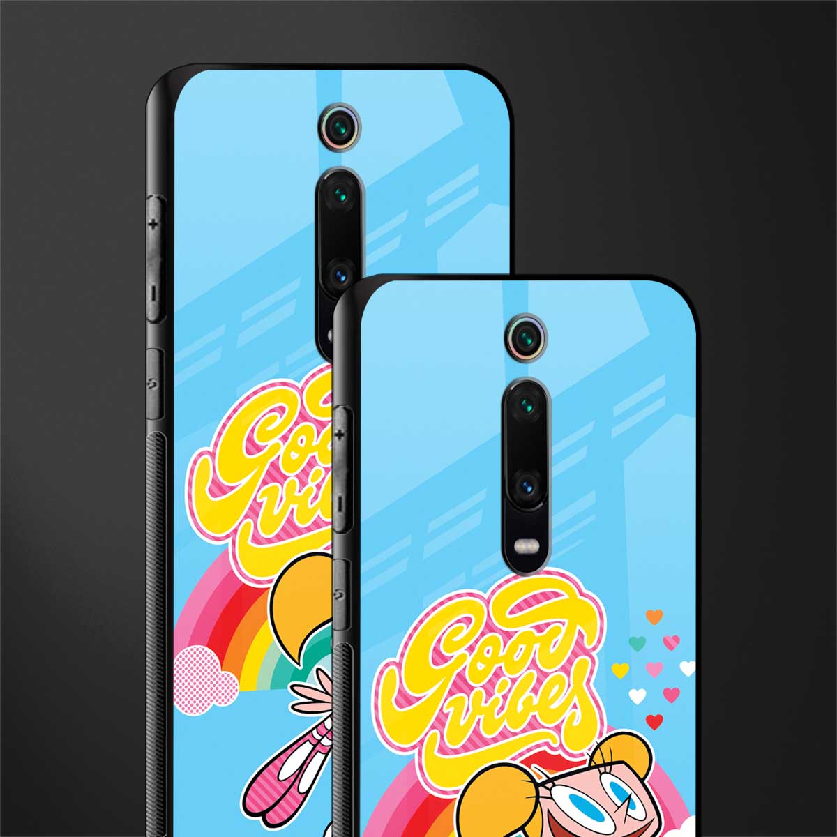 deedee good vibes glass case for redmi k20 image-2