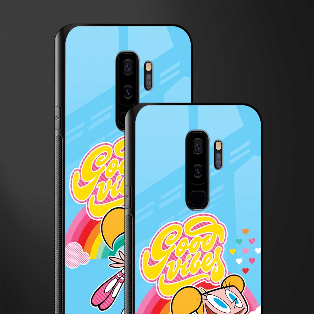 deedee good vibes glass case for samsung galaxy s9 plus image-2
