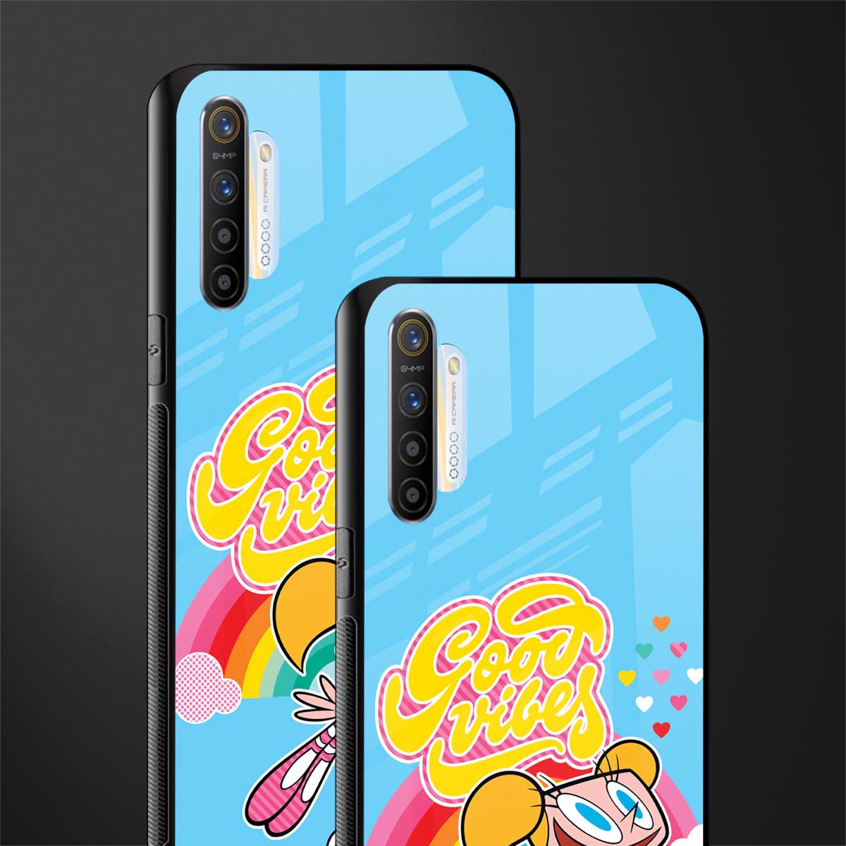 deedee good vibes glass case for realme x2 image-2