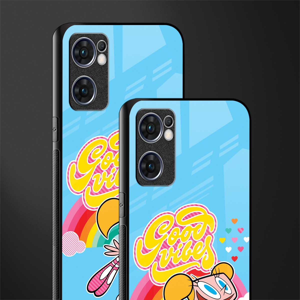 deedee good vibes glass case for oppo reno7 5g image-2