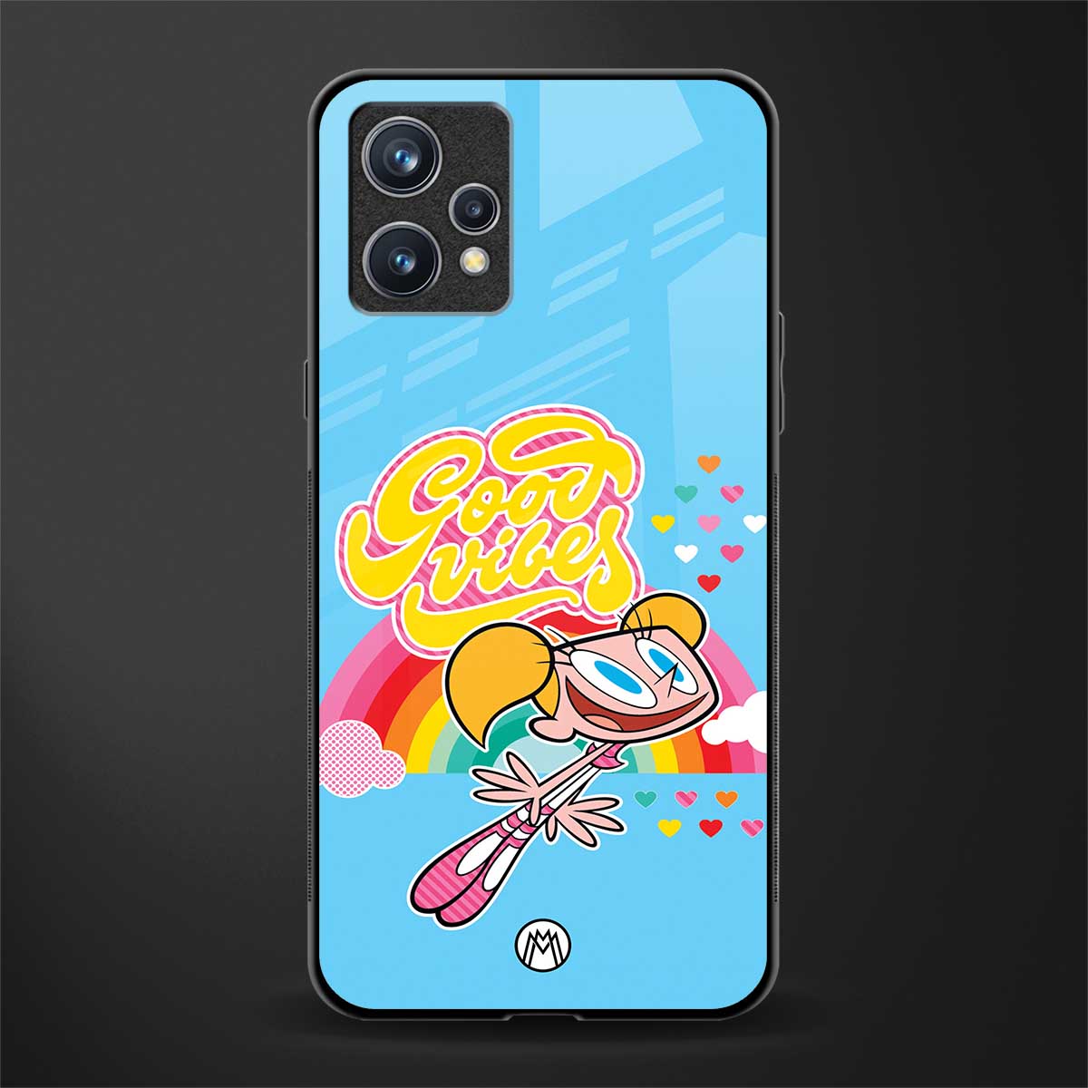 deedee good vibes glass case for realme 9 4g image