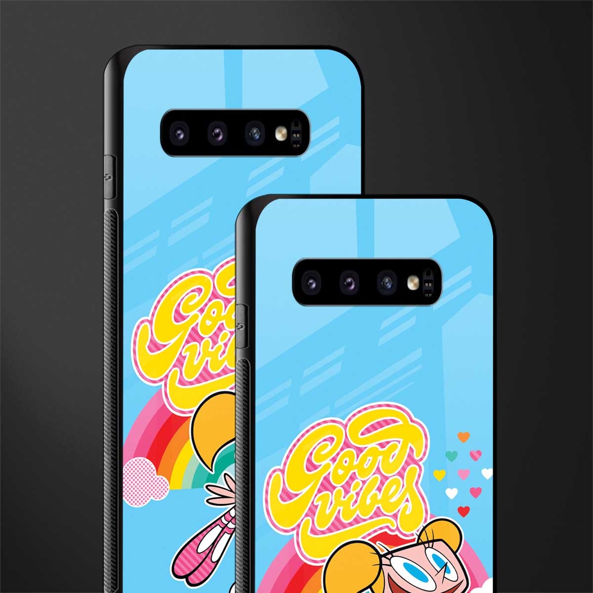 deedee good vibes glass case for samsung galaxy s10 plus image-2