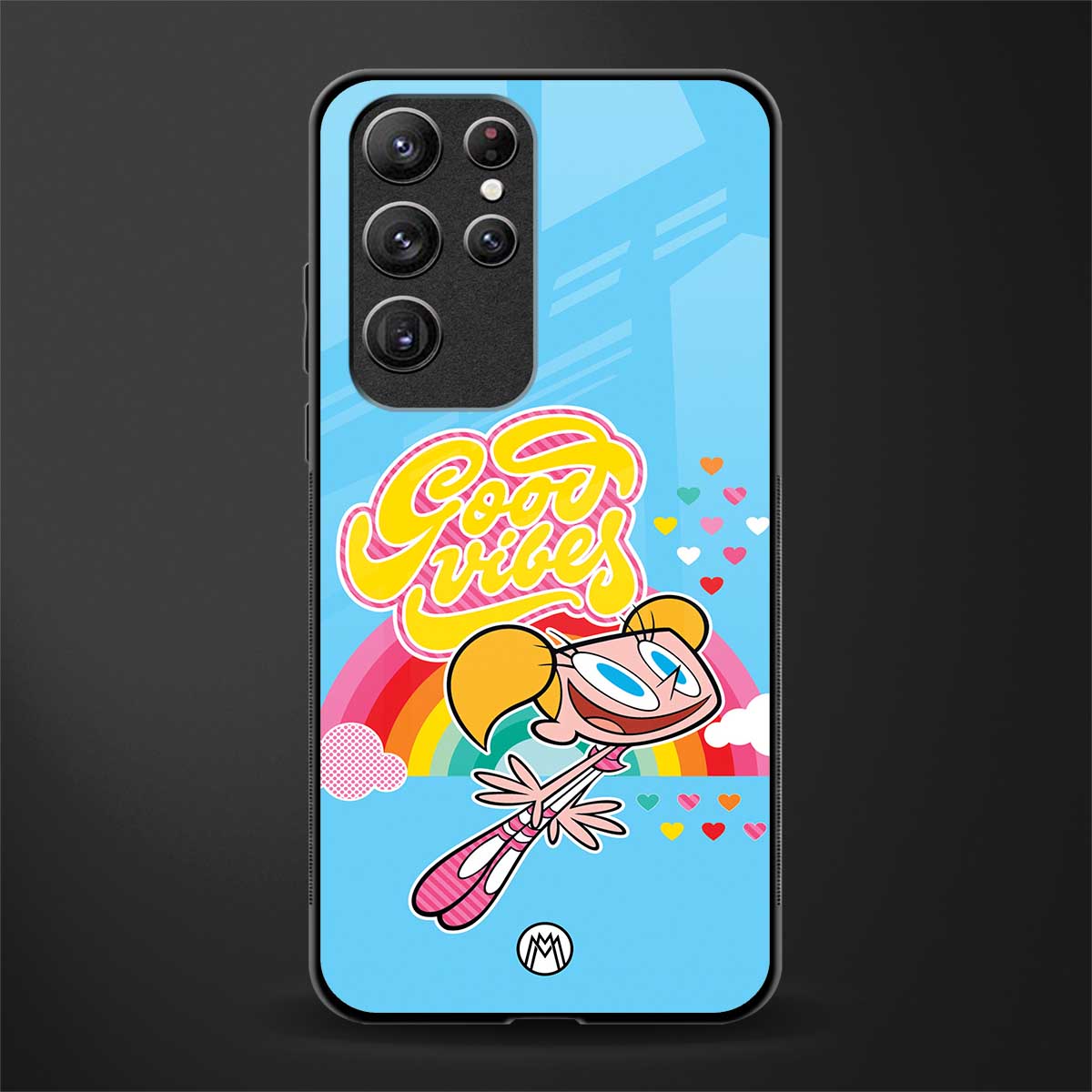 deedee good vibes glass case for samsung galaxy s21 ultra image