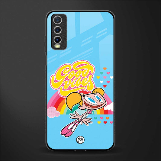deedee good vibes glass case for vivo y20 image