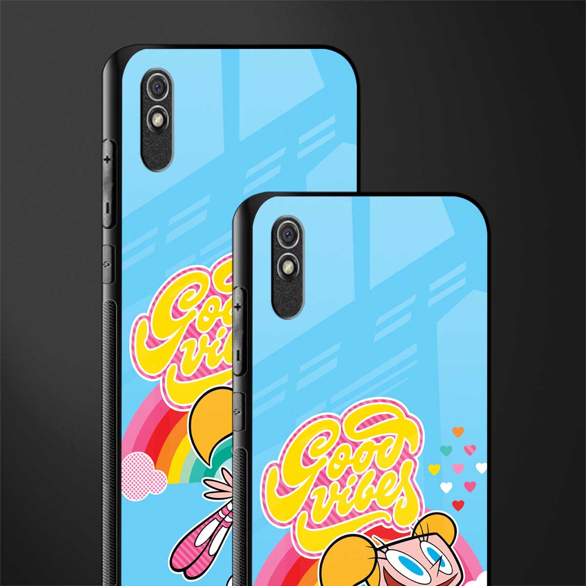 deedee good vibes glass case for redmi 9a image-2