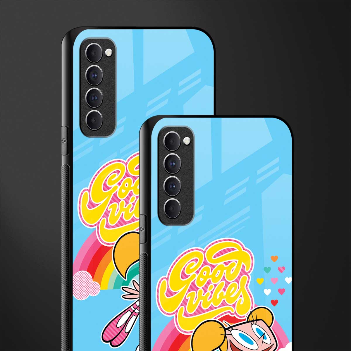 deedee good vibes glass case for oppo reno 4 pro image-2