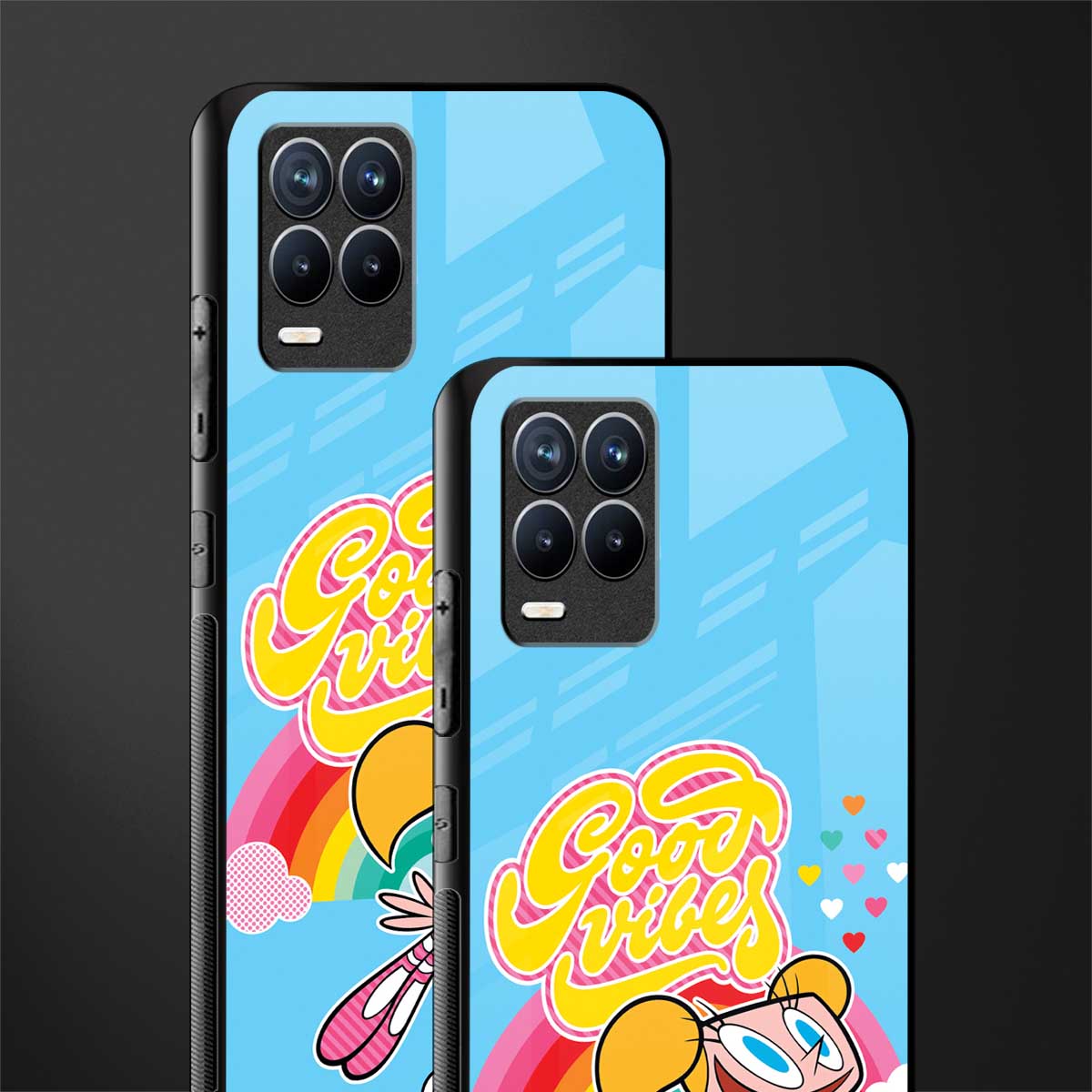 deedee good vibes glass case for realme 8 4g image-2