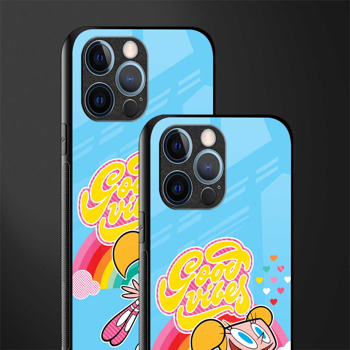 deedee good vibes glass case for iphone 12 pro image-2