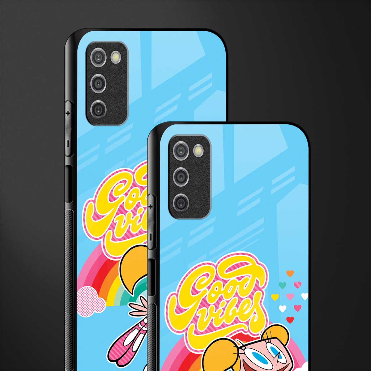 deedee good vibes glass case for samsung galaxy a03s image-2