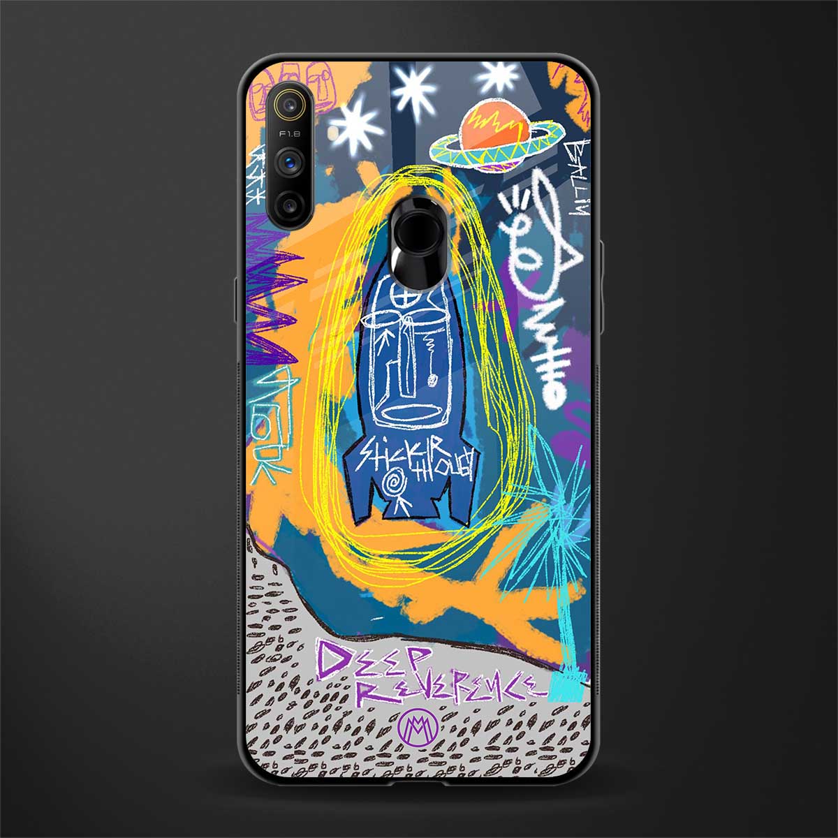 deja vu glass case for realme narzo 20a image